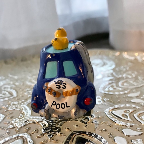 1984 Vintage HALLMARK Card Blue Metal Collectible Car SS Pool Vehicle Toy Cars - Picture 5 of 7